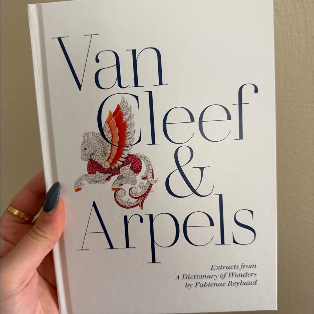 Van Cleef & Arpels White Book with Red Dragon Design